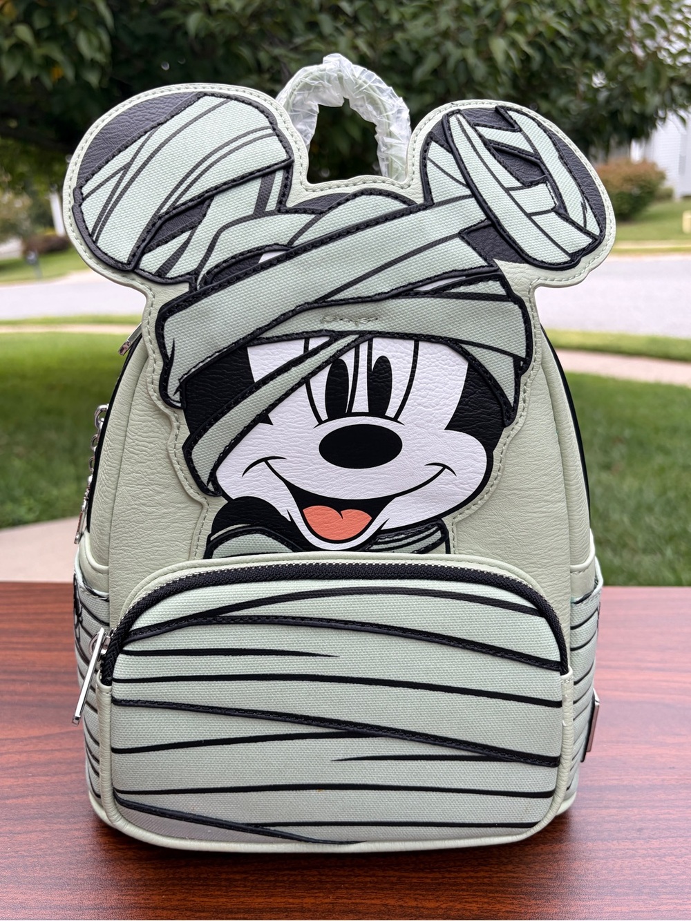 Loungefly Disney Mickey Mouse Mummy Glow in Dark Mini Backpack NWT